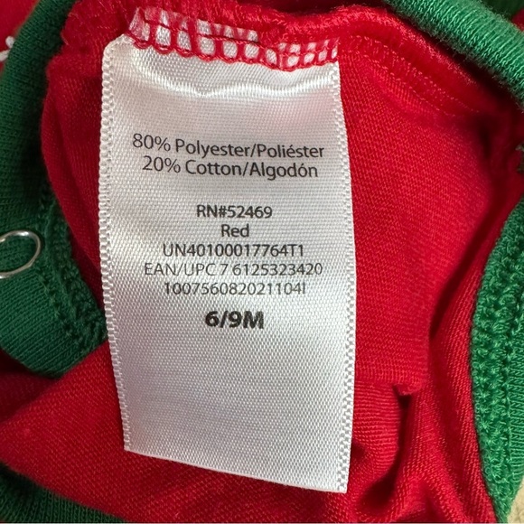 Baby Christmas New Years Eve Clothing Bundle Unisex Size 6-9 Months Holidays - Picture 7 of 11